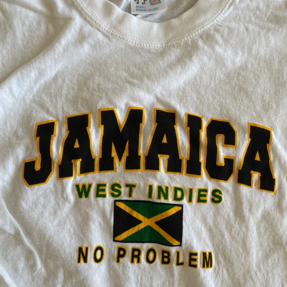 T-Shirt Men's  JAMAICA  size L ( IT SAYS L ON THE T-SHRT BUT FITS MOR LIKE A M ) - Picture 2 of 6